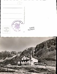 583878,Alpengasthaus Piz Buin Bieler Höhe Bludenz Bus Autobus Postbus pub Risch  - Picture 1 of 1