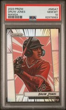 2023 Panini Prizm DP Druw Jones RC MANGA CASE HIT MGA7 SP PSA 10 ROOKIE