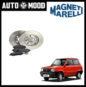 DISCHI FRENO E PASTIGLIE ANTERIORI BREMBO FIAT PANDA 141 PRIMA SERIE FIRE 1.0 - Picture 1 of 3