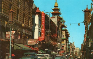 10068 Postkarte: Grant Avenue, Chinatown, San Francisco, Kalifornien - Bild 1 von 2