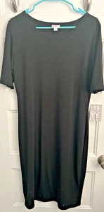 Lularoe Julia XL Black Pencil Dress New With Tag - Picture 1 of 7