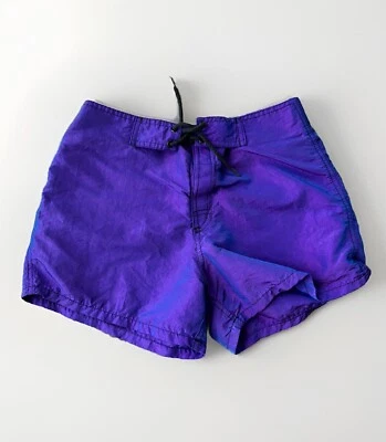 Pantalones Cortos JJ Zapp International Años 80 90 Cambio de Color Púrpura Talla 5 Raro De Colección Foto 1 de 4