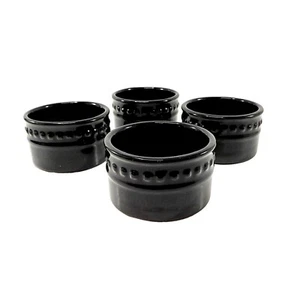 Set di 4 Emeril Lagasse Ramekins gres nero 8 oz - Foto 1 di 5