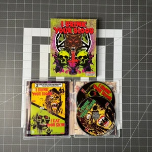 I Drink Your Blood (Blu-ray) Grindhouse Deluxe Edition W/Slipcover OOP & Booklet - Picture 1 of 1