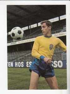 Ove Kindvall Sweden   Legend   German Poly Sticker /  Card  1971  #30