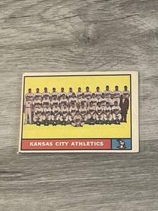 1961 Topps Baseball - # 297 - Kansas City Athletics