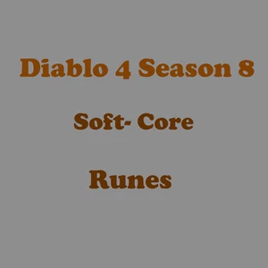 Diablo 4 S8 Season 8 Soft-core All type Runes / Rune - Picture 1 of 1
