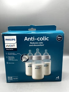 Philips Avent - 3 Pack Anti-Colic Baby Bottles 11 oz. 330ml NEW Open/Damaged Box - Picture 1 of 2