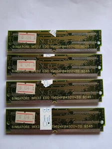 Lotto Vintage n. 4 Memorie ram 4mb TM124FBK32U-70 - Imagen 1 de 2