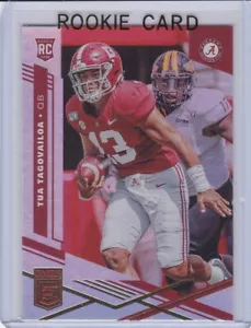 TUA TAGOVAILOA ROOKIE CARD 2020 Panini ELITE RED $$ RC Alabama Crimson Tide - Picture 1 of 2