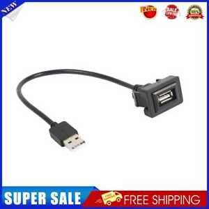 For Toyota Camry Car Dashboard Flush Mount USB 2.0 Male to Female Extension Wire