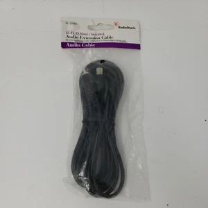 NEW RadioShack Audio Extension Cable Phono Plug to Phono Jack 12-Ft #42-2363A T1 - Picture 1 of 4