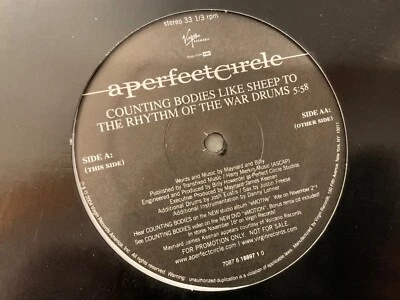 A PERFECT CIRCLE 12" PROMO  Counting Bodies Like Sheep 2004 MINT - Image 1 of 2