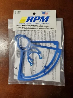 Blue Prop Guards (2) for Traxxas - LaTrax Alias by RPM RPM72045 - Image 1 of 2