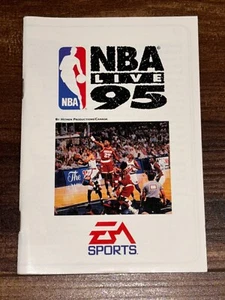 NBA Live 95 1995 Basketball Sega Genesis Instruction Manual Only - Picture 1 of 3