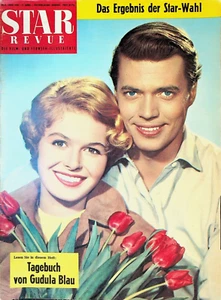 Star Revue Magazine April 1958 Burt Lancaster Audrey Hepburn Rock Hudson - Picture 1 of 2