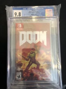 DOOM Nintendo Switch CGC 9.8 A+ New Sealed Graded NM 1st Print Out of Print - Picture 1 of 4