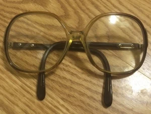 Luxottica “FIFI” 80’s Style Eyeglasses Brown Frame 54▫️18 140 Made In Italy - Picture 1 of 12