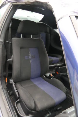 Golf 3 1E Cabriolet Pillion Seat Front Right 2/3Türer Sport Seat Bon Jovi Shz - Image 1 of 4