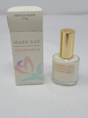 玫琳凯 Color Shield 指甲油 法国白色 0.5 盎司 #5745 NOS 开箱 — 第 1/2 张图片