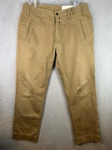 Garbstore Ropa de Trabajo Pantalón Para Hombres 36 Regular Beige Caqui Militar Utilidad Remachado - Imagen 1 de 10