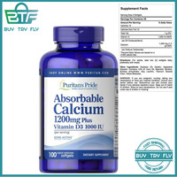 Absorbable Calcium (w/ Vitamin D): 200 **SOFTGELS**, 600 ...