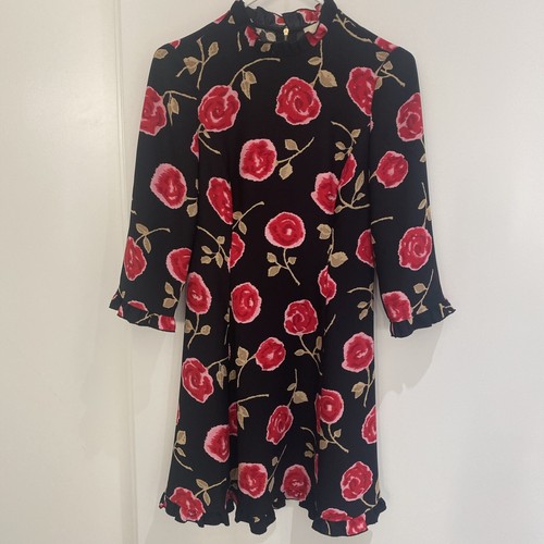 Abito a fiori Kate Spade us intime ottimeioni con conant volant lore multicolore rosa marrone) (nero t