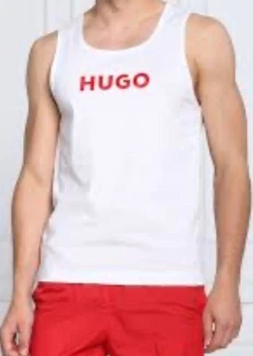 Hugo Boss Bay Boy White Sleeveless Tank Shirt Men’s Size XS. NWT - Image 1 of 4