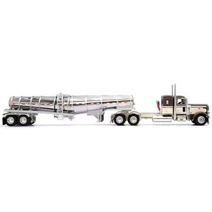 DCP 1/64 Peterbilt 389 Flat Top Polar Deep Drop Tanker Waymire Farms 60-2006 - Picture 1 of 2