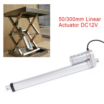 900N 12V 300mm Elektrischer Linearantrieb Hubmotor Toröffner Linearaktuator DHL - Bild 1 von 4