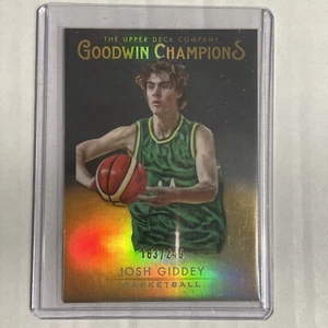 2021 Upper Deck Goodwin Champions #26 Black Gold /249 Josh Giddey Rookie RC - Picture 1 of 2