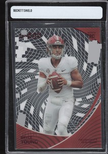 2023 Chronicles Draft Picks BRYCE YOUNG *Clear Vision Red Prizm COLOR MATCH /149