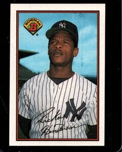 1989 BOWMAN #181 RICKEY HENDERSON NMMT YANKEES HOF *X103886