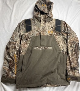 Under Armour S Storm Coldgear Skysweeper Hoodie Mossy Oak Duck Blind - Picture 1 of 13