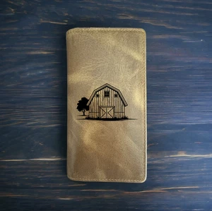 Cartera Vaquero Rodeo Barnero Cuero Búfalo Occidental Premium Country Regalo NUEVO - Imagen 1 de 10
