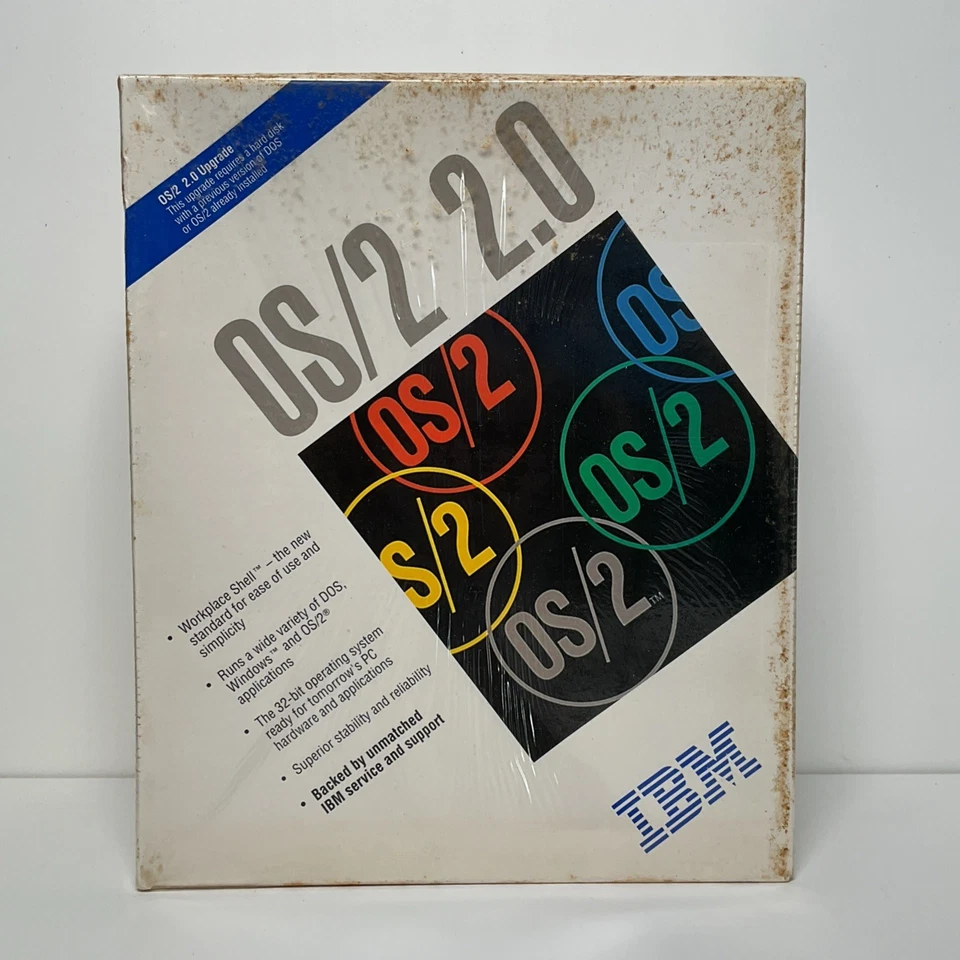 IBM OS/2 Version 2.00 5.25” Diskettes 10G6000 Factory Sealed NOS - Image 1 of 4