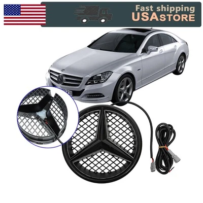 Fit For 2005-2013 Mercedes Benz W204 W245 C300 Light Led Emblem Bumper Star.US Foto 1 de 4