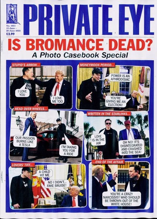 PRIVATE EYE MAGAZINE #1651 ~ 13 JUNE 2025  ~ NEW ~ - Image 1 of 1