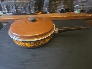 Vintage braune Pilzpfanne  - Bild 1 von 3