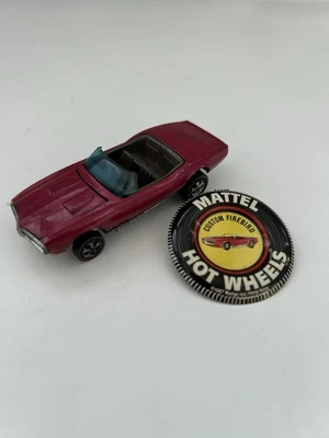 Mattel Hot Wheels Redline Personalizado Firebird Rosa Vintage Coche de Juguete Insignia Coleccionista Foto 1 de 4