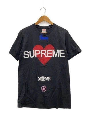 Camiseta Supreme 25ss Camiseta Anuncio S Algodón Negra Lisa Usada Foto 1 de 4