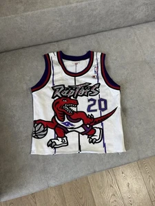 Vintage Toronto Raptors NBA Champion 90s Crop Soccer Jersey Tank Top T-shirt - Picture 1 of 14