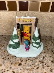 Hallmark gift exchange Mr Sanders Winnie Pooh piglet ornament 2005 house #312 - Picture 1 of 6