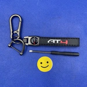 🔥1x Black Leather Logo Keychain | AT4 GMC Sierra Yukon Acadia - Bild 1 von 1