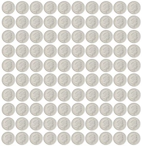 Bermuda 5 Cents,1999-2021, KM #108, Mint, X 100 PCS - Picture 1 of 4