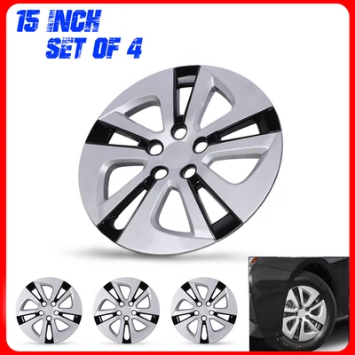 4PCS 15" Wheel Cover Fits 2016-2022 Toyota Prius Hub Caps Full Rim Snap on Hubs - Image 1 of 4