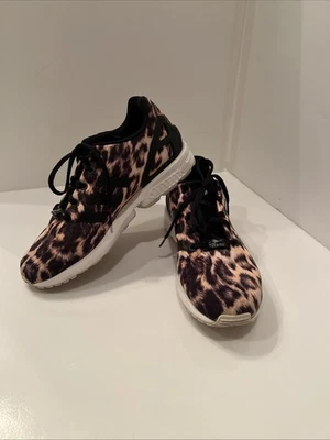 Adidas Torsion Ortholite Animal Tostado Negro Leopardo Tenis Mujer Talla 6 ZX FLUX Foto 1 de 4