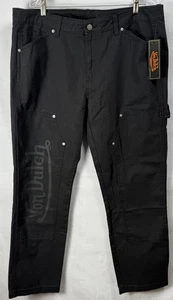 Neu mit Etikett Von Dutch Jeans Herren Gr. 38x30 Doppelknie Maler Grafik Hose - Bild 1 von 7
