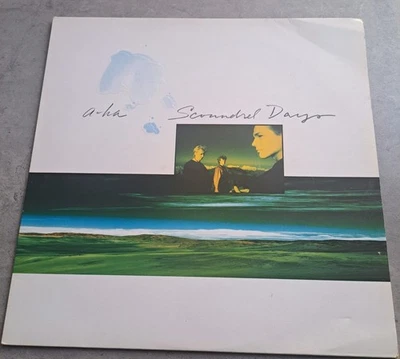 a-ha - Scoundrel Days 12" Vinyl LP 1986 With Embossed Sleeve, Lyrics Insert - Image 1 of 4