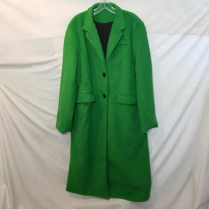 Abrigo largo verde brillante 2XL - Imagen 1 de 9